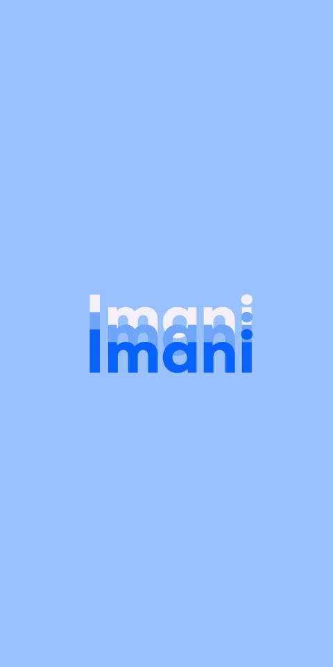 Free photo of Name DP: Imani