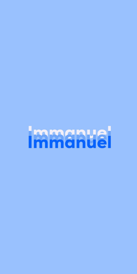 Free photo of Name DP: Immanuel