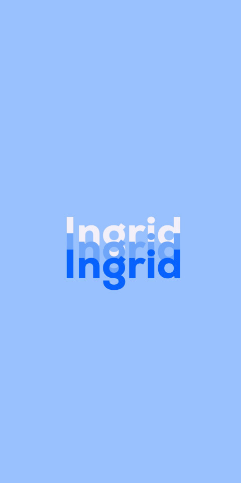 Free photo of Name DP: Ingrid