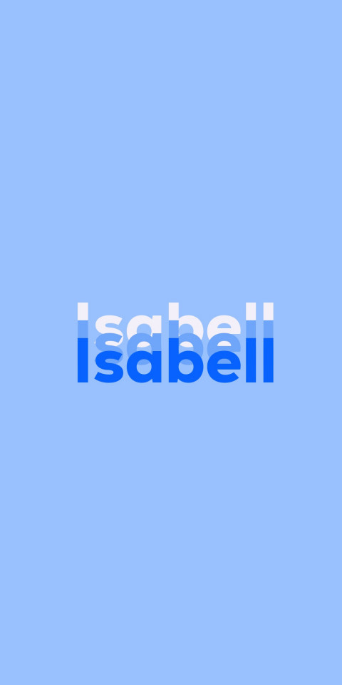 Free photo of Name DP: Isabell