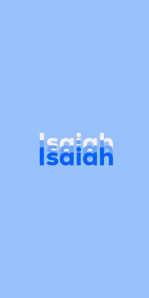 Free photo of Name DP: Isaiah