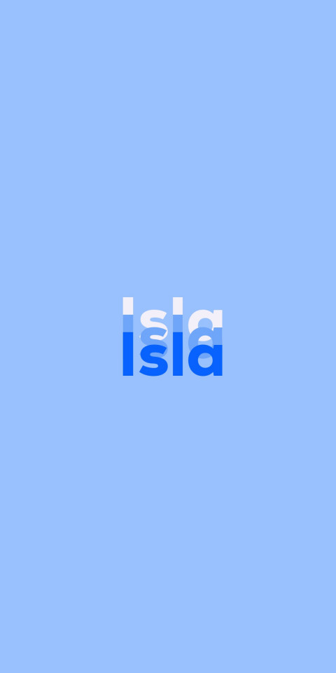 Free photo of Name DP: Isla