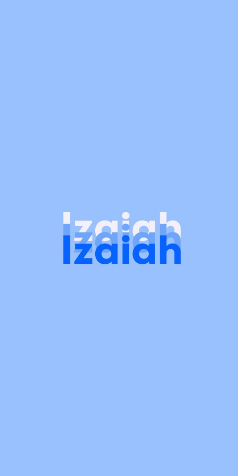 Free photo of Name DP: Izaiah