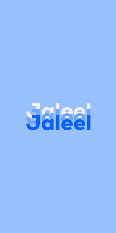 Free photo of Name DP: Jaleel