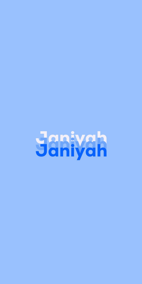 Free photo of Name DP: Janiyah