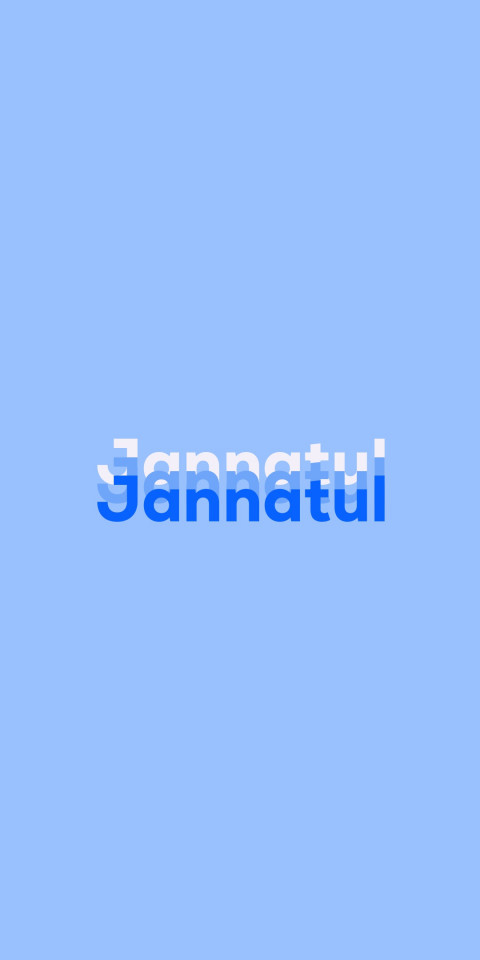 Free photo of Name DP: Jannatul