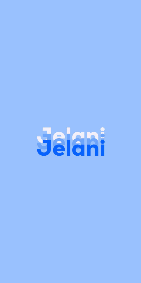 Free photo of Name DP: Jelani