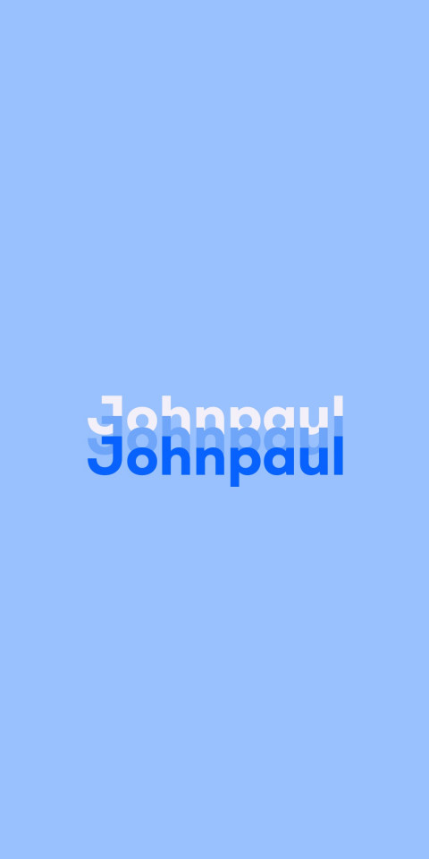 Free photo of Name DP: Johnpaul