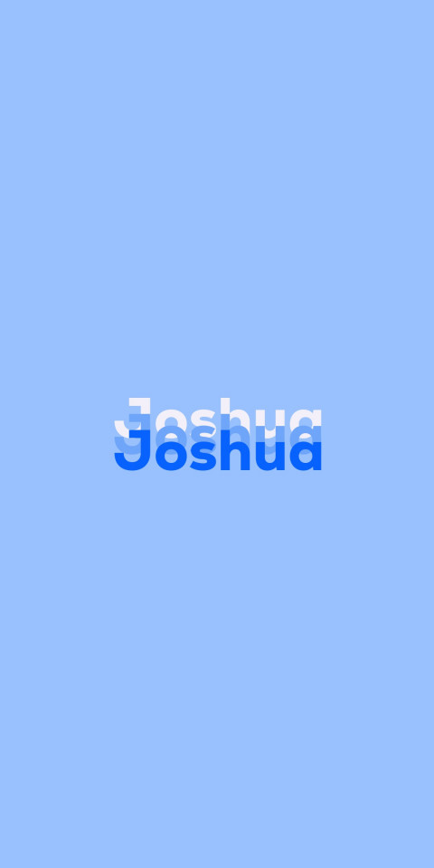 Free photo of Name DP: Joshua