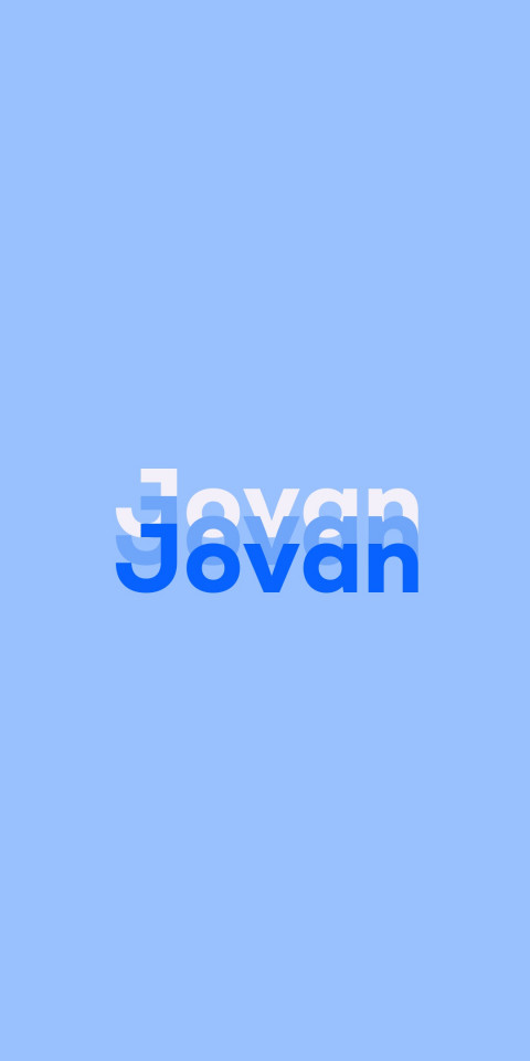 Free photo of Name DP: Jovan