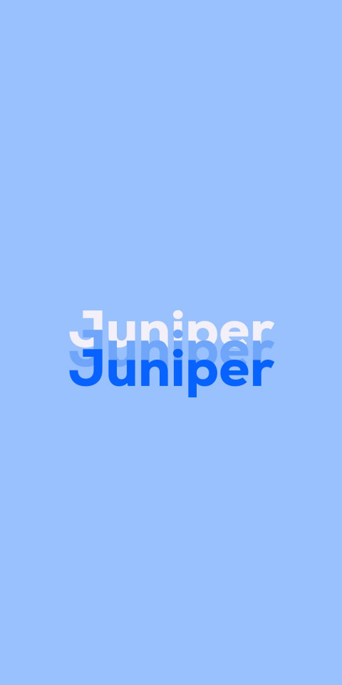Free photo of Name DP: Juniper
