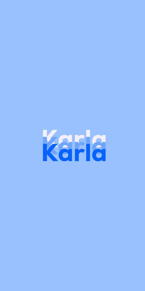 Free photo of Name DP: Karla