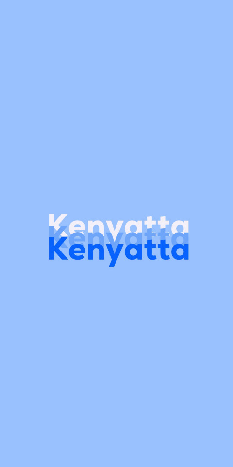 Free photo of Name DP: Kenyatta