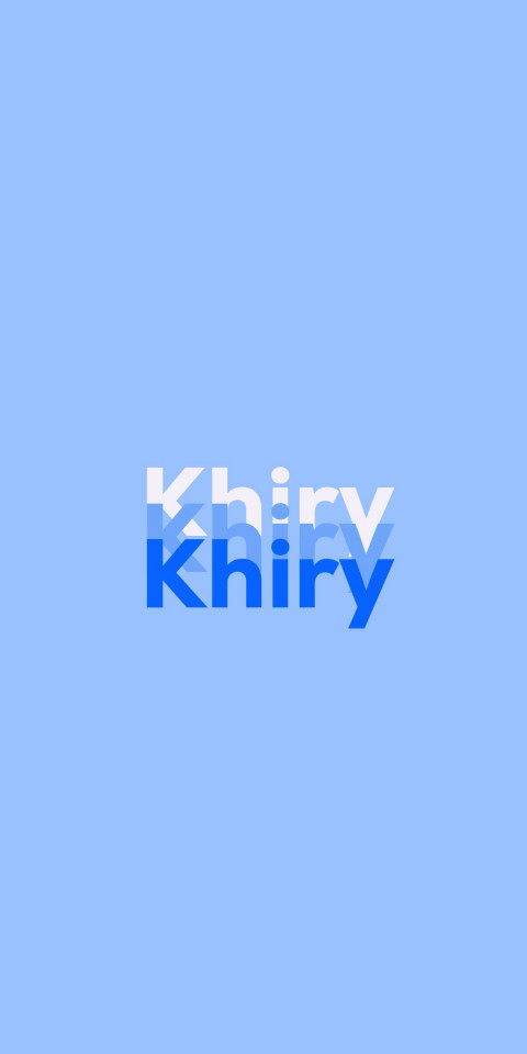Free photo of Name DP: Khiry