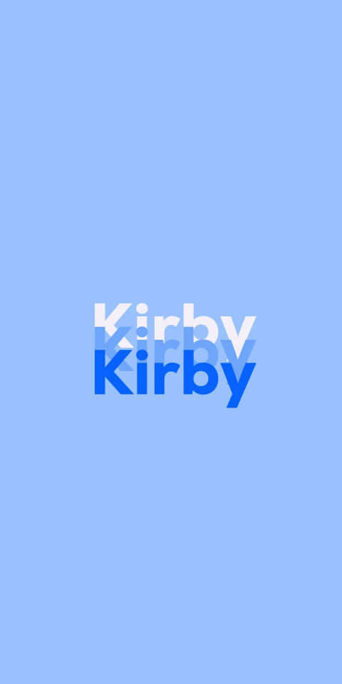 Free photo of Name DP: Kirby