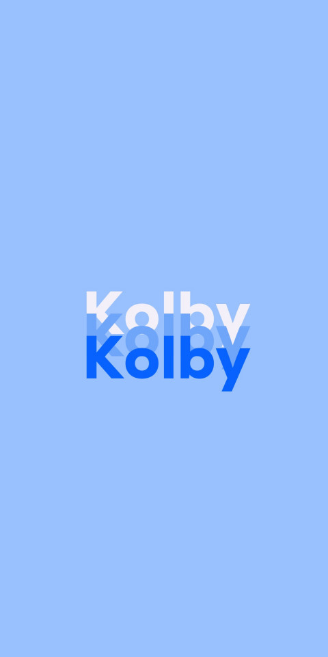 Free photo of Name DP: Kolby