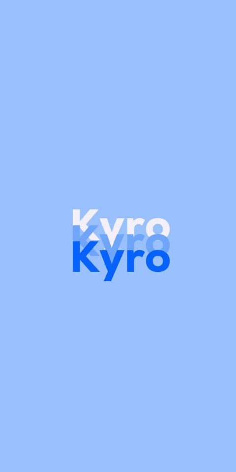 Free photo of Name DP: Kyro