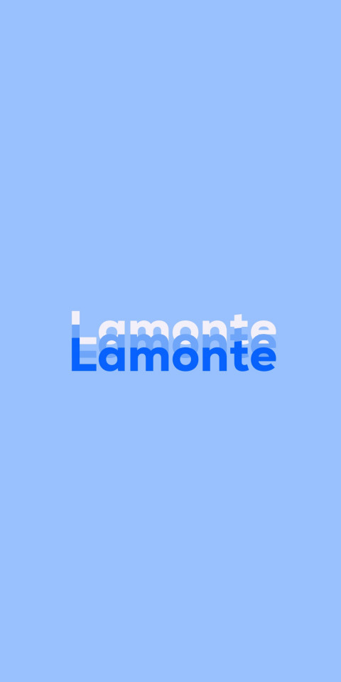 Free photo of Name DP: Lamonte