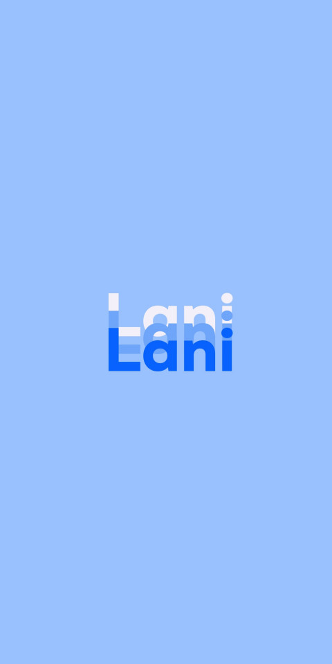 Free photo of Name DP: Lani