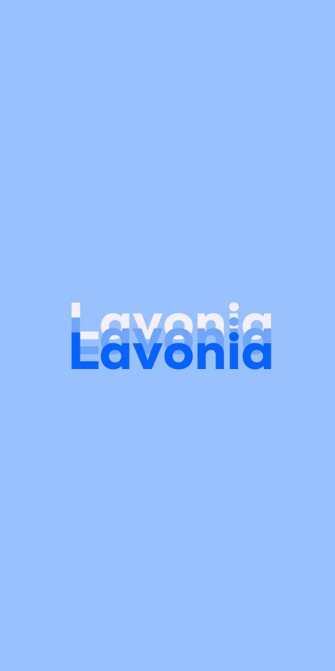 Free photo of Name DP: Lavonia