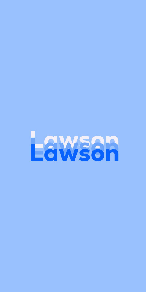 Free photo of Name DP: Lawson