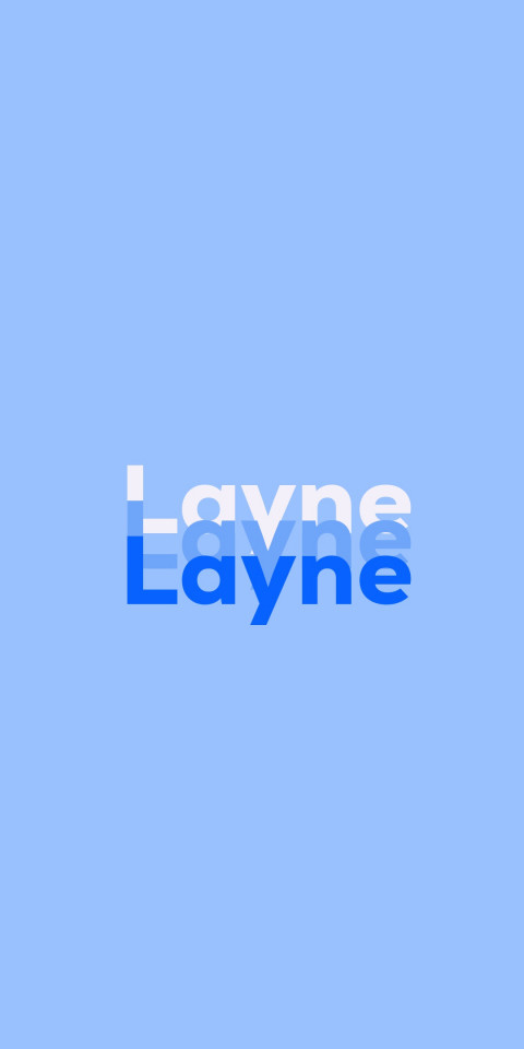 Free photo of Name DP: Layne