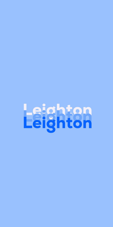 Free photo of Name DP: Leighton