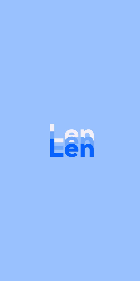 Free photo of Name DP: Len