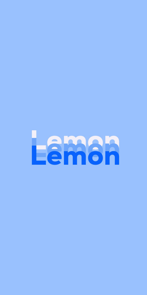 Free photo of Name DP: Lemon