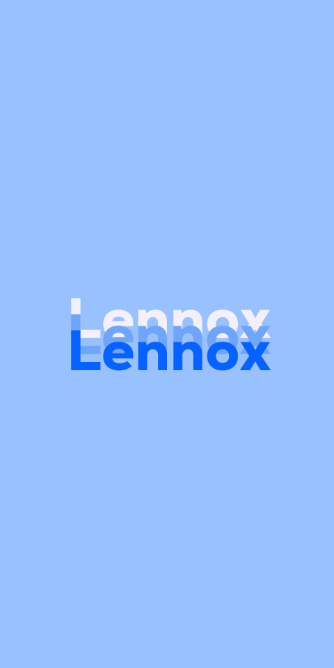Free photo of Name DP: Lennox