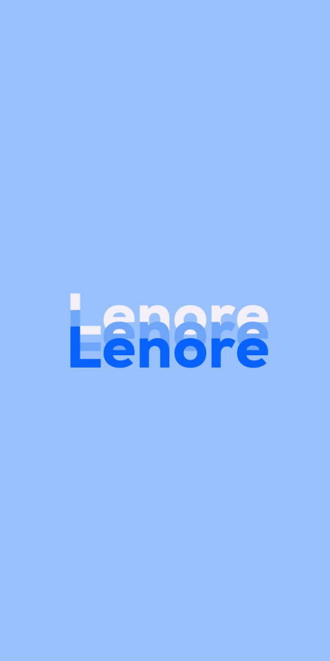 Free photo of Name DP: Lenore