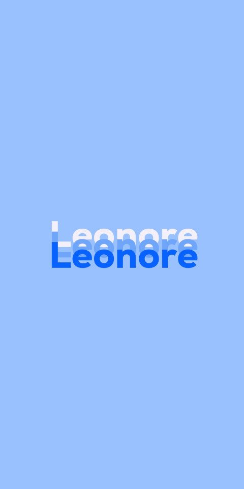 Free photo of Name DP: Leonore