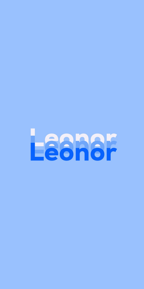 Free photo of Name DP: Leonor