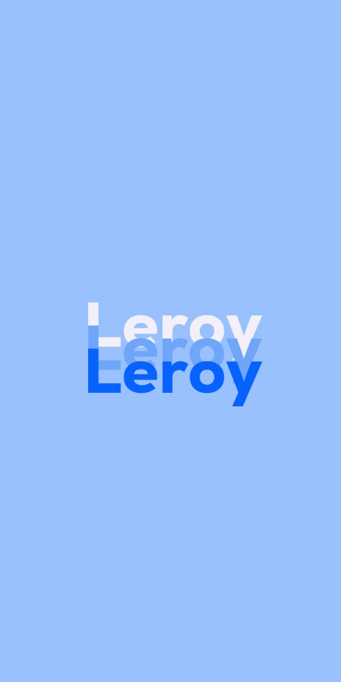 Free photo of Name DP: Leroy