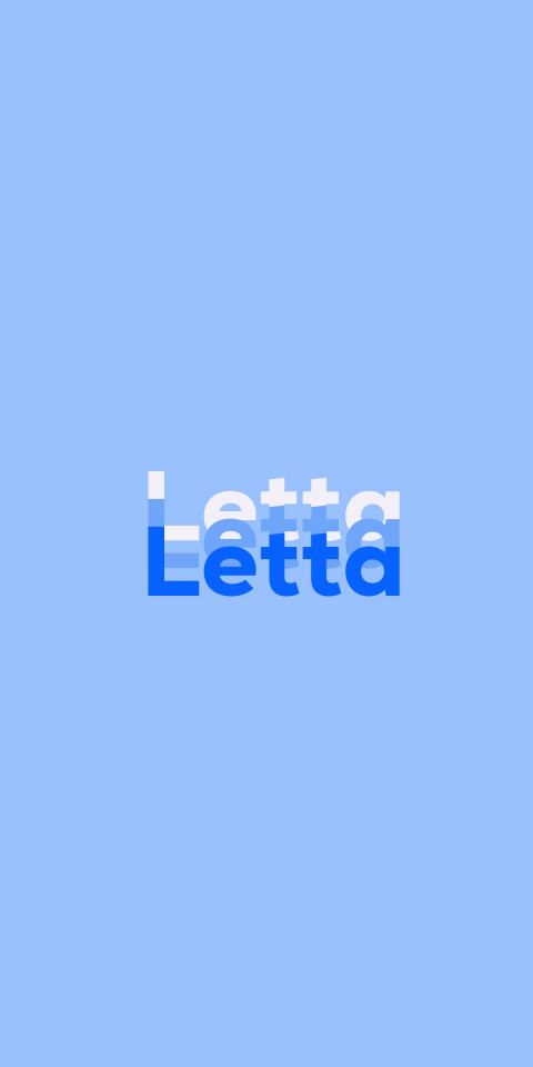 Free photo of Name DP: Letta