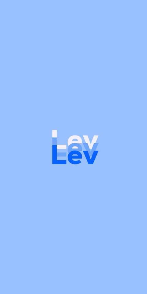 Free photo of Name DP: Lev