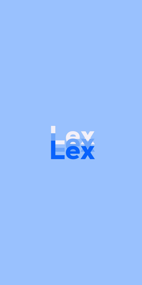 Free photo of Name DP: Lex