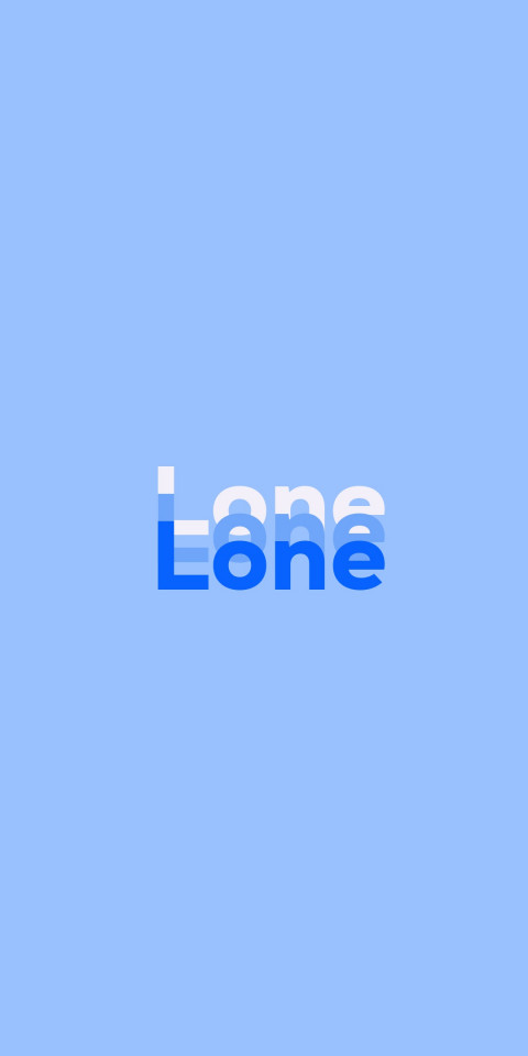 Free photo of Name DP: Lone