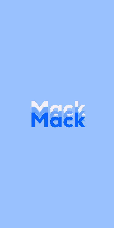 Free photo of Name DP: Mack