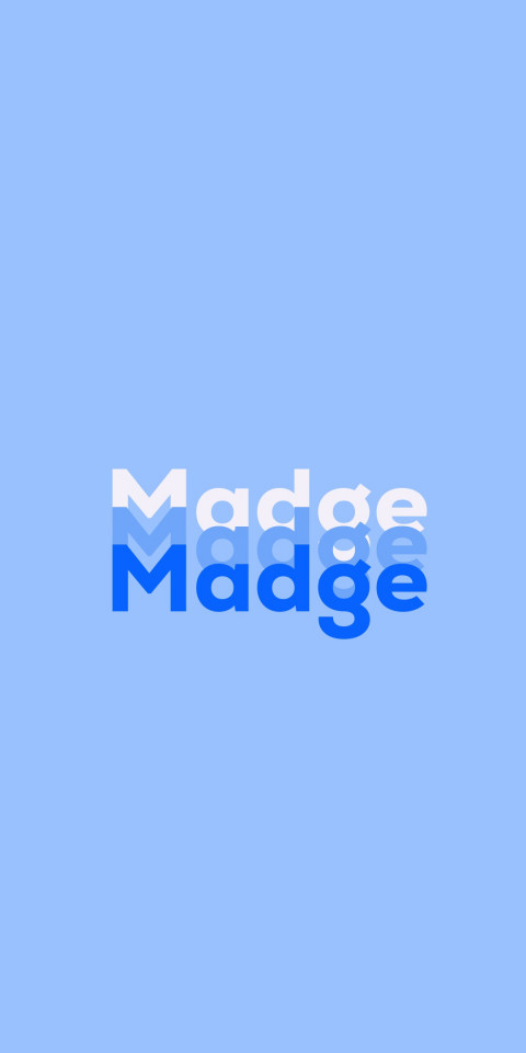 Free photo of Name DP: Madge