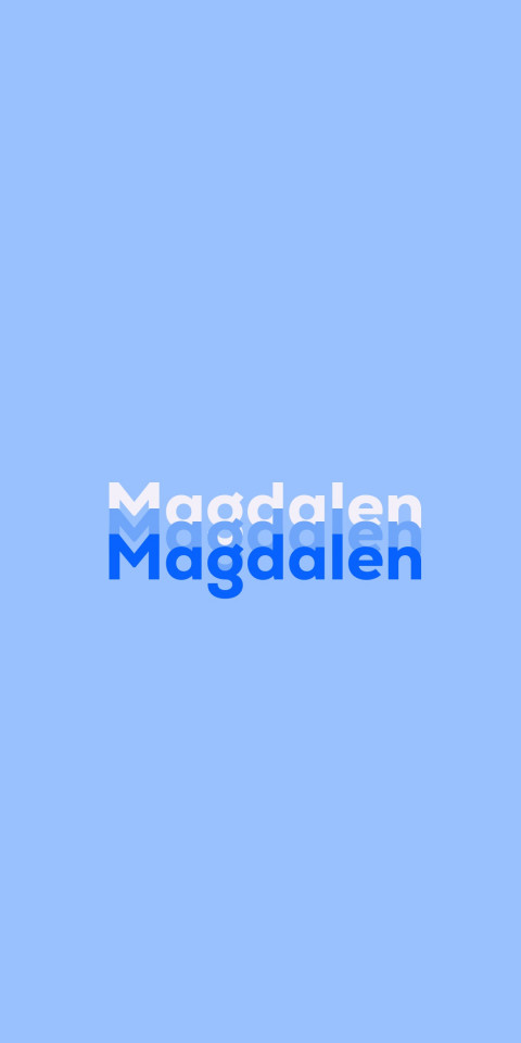 Free photo of Name DP: Magdalen