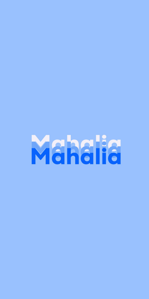 Free photo of Name DP: Mahalia