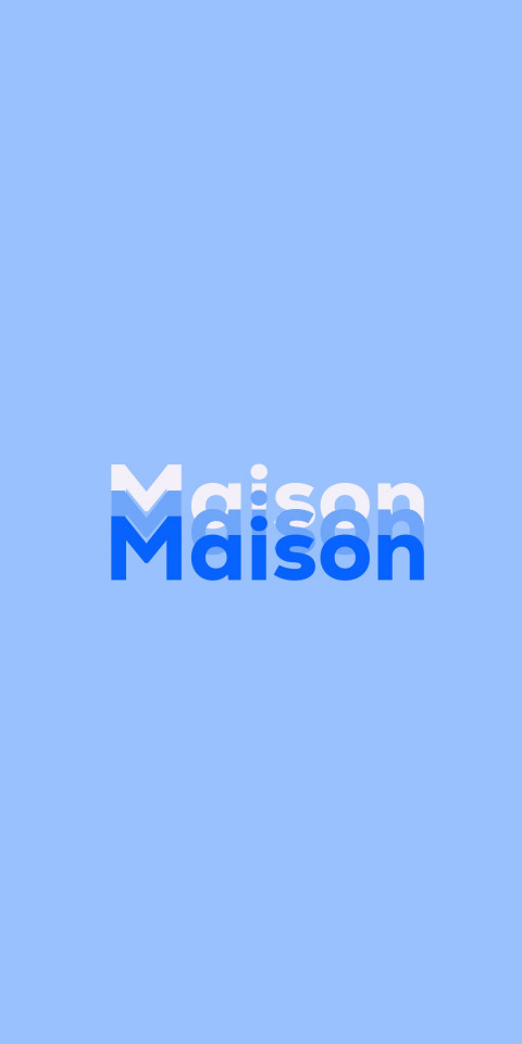 Free photo of Name DP: Maison