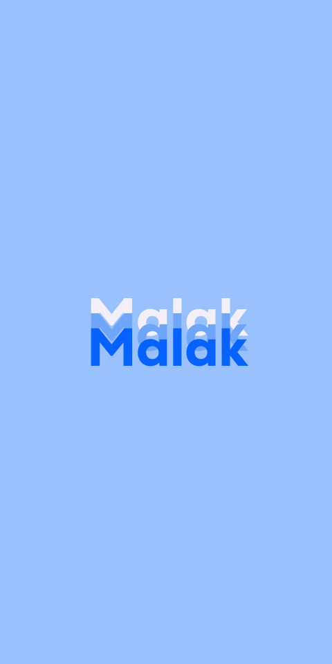 Free photo of Name DP: Malak