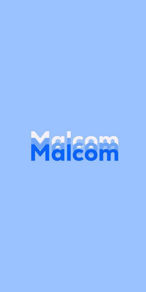 Free photo of Name DP: Malcom