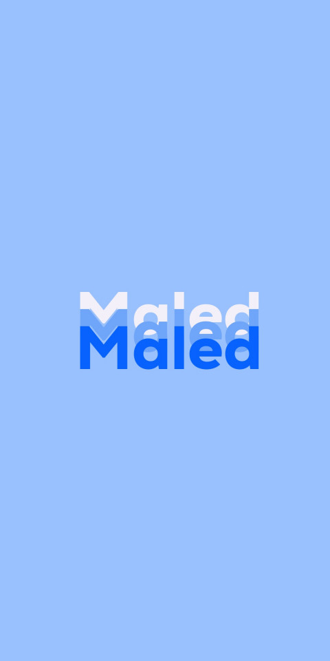 Free photo of Name DP: Maled