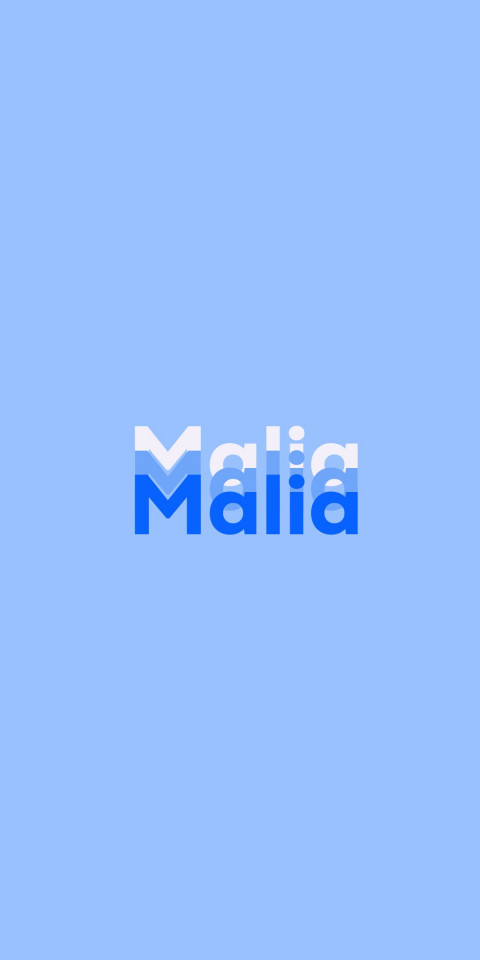 Free photo of Name DP: Malia