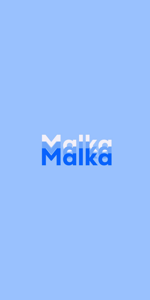 Free photo of Name DP: Malka