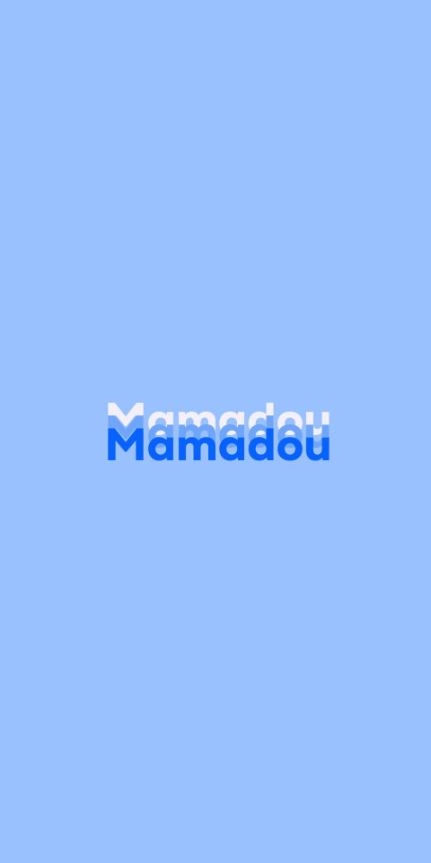 Free photo of Name DP: Mamadou