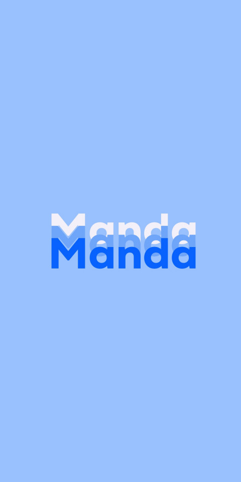 Free photo of Name DP: Manda